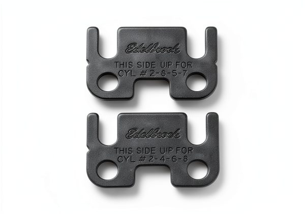Edelbrock 9668 Steel Push Rod Guide Plates-0