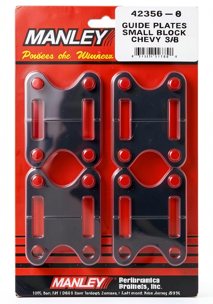 Manley push rod guide plate installed in an engine block