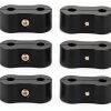 Aluminum Brake Clip Set 6 Black Motoparty-2