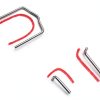 PQY Radiator Hose Clip Set 154 23 Silver Metal Industrial Clamp 2 Pack-3