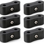 Aluminum Brake Clip Set 6 Black Motoparty-0