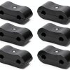 Aluminum Brake Clip Set 6 Black Motoparty-1