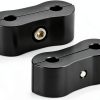 Aluminum Brake Clip Set 6 Black Motoparty-4