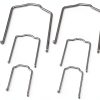 PQY Radiator Hose Clip Set 154 23 Silver Metal Industrial Clamp 2 Pack-0