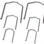 PQY Radiator Hose Clip Set 154 23 Silver Metal Industrial Clamp 2 Pack-0
