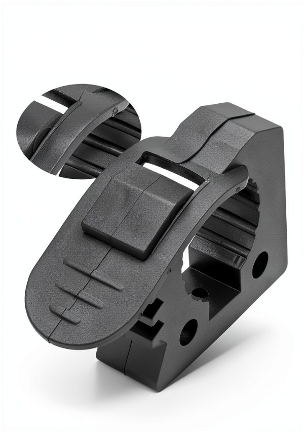 ADTOPI Rubber Clamp 1-1/5 to 1-1/2 Inch Tools Heavy Duty Black 2 Pack-3