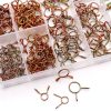 Fuel Hose Clamps Tnisesm 310pcs Classic Steel Zinc Set 9 Sizes-3