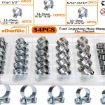 Hose Clamp Kit zDwfDc 34PCS Zinc Plated Steel Classic Design-0