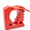 ADTOPI Quick Release Rubber Shovel Clamp Mount 7 Pack Red Heavy Duty-4