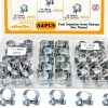 Hose Clamp Kit zDwfDc 34PCS Zinc Plated Steel Classic Design-6