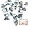 Hose Clamp Kit zDwfDc 34PCS Zinc Plated Steel Classic Design-4