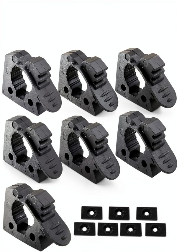 Rubber Shovel Holder Mount ADTOPI Holder-7 Black Universal 4 Pack-4