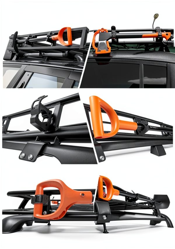 ADTOPI Large Rubber Clamp Shovel Holder 7‑Pack Heavy Duty Mount-6