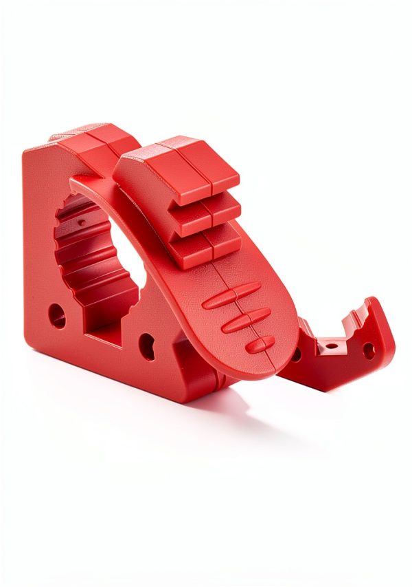 ADTOPI Quick Release Rubber Shovel Clamp Mount 7 Pack Red Heavy Duty-2