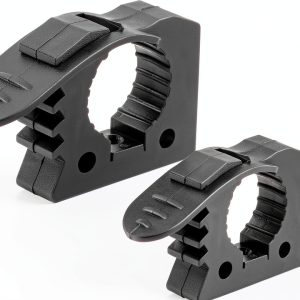 ADTOPI Rubber Clamp 1-1/5 to 1-1/2 Inch Tools Heavy Duty Black 2 Pack-0