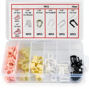 Fuel Line Clips YGDMD Automotive Plastic Retainer Set 70pcs MultiColor-0