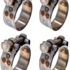 Stainless Steel Hose Clamp 36-39 mm Pack of 4 by CHUN YUNG DA-0
