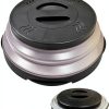 Hover Cover Magnetic Microwave Splatter Cover 12 Inch Collapsible Gray-8