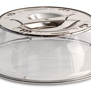 Nordic Ware Deluxe Plate Cover 10" Microwave – Clear BPA-Free Plastic-0
