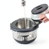 Hover Cover Magnetic Microwave Splatter Cover 12 Inch Collapsible Gray-7
