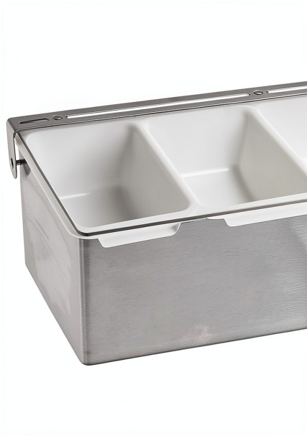 Winco 4 Comp Condiment Dispenser-1