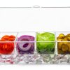 Oaklyn Large Clear Condiment Server Organizer with Ice and Containers-0